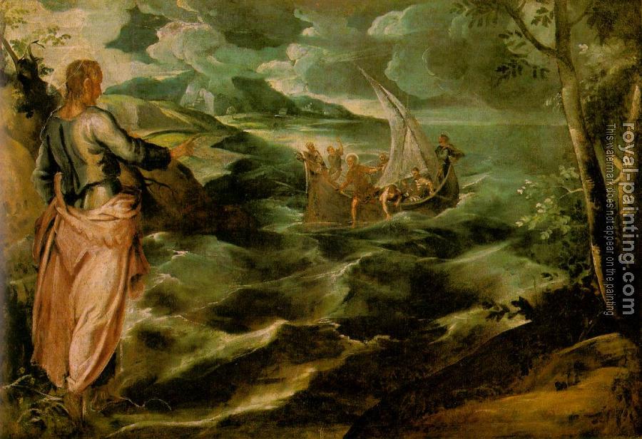 Jacopo Robusti Tintoretto : Christ at the Sea of Galilee